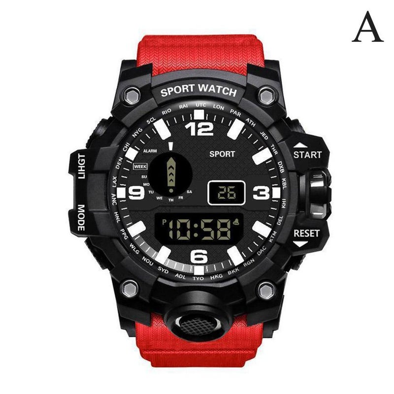 Multifunctional outdoor men's electronic watch, unisex student running sports watch